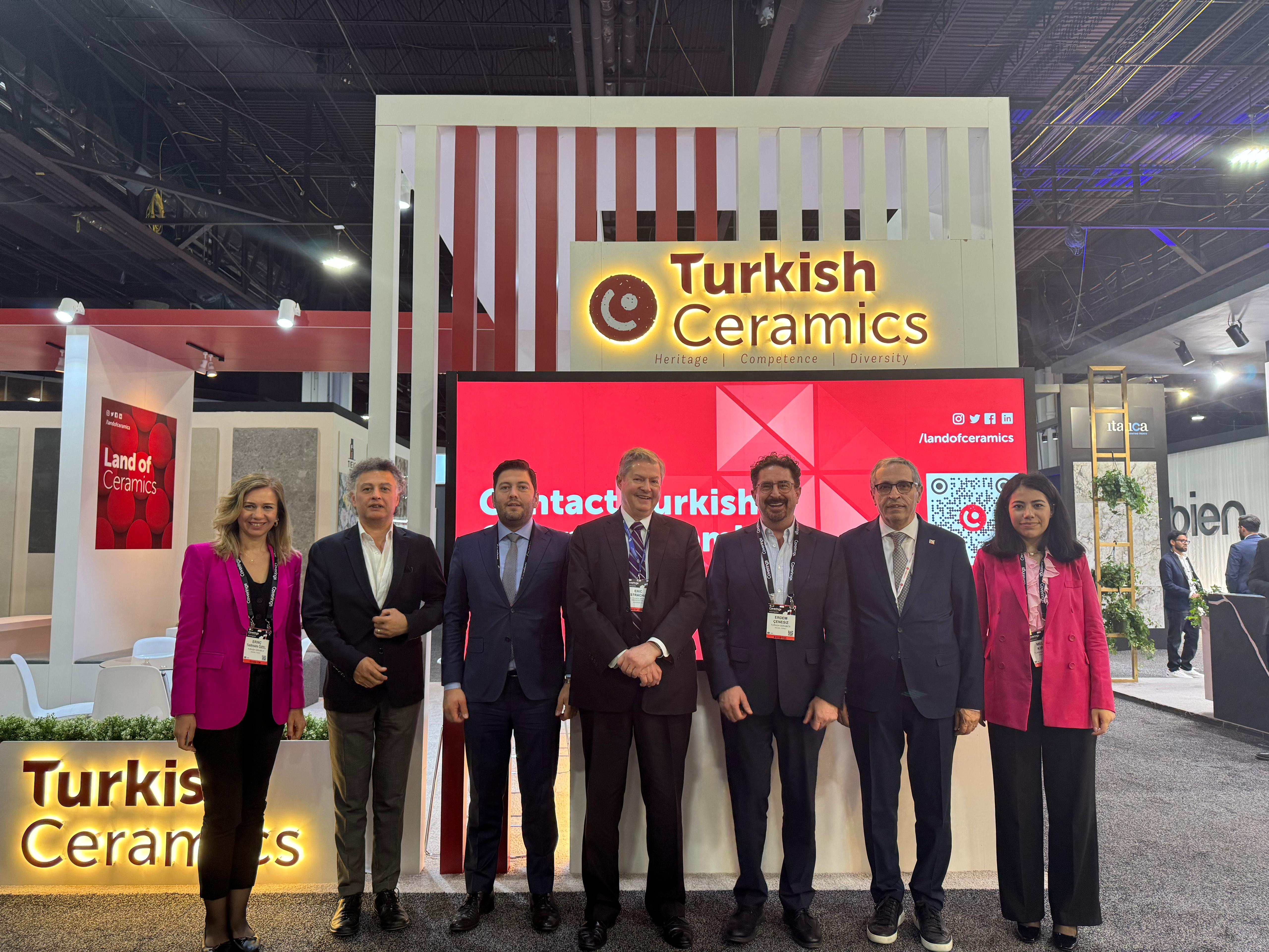 TURKISH CERAMICS DAZZLES AT COVERINGS 2024 WITH AN IMPRESSIVE BOOTH AND WELCOMING ATMOSPHERE